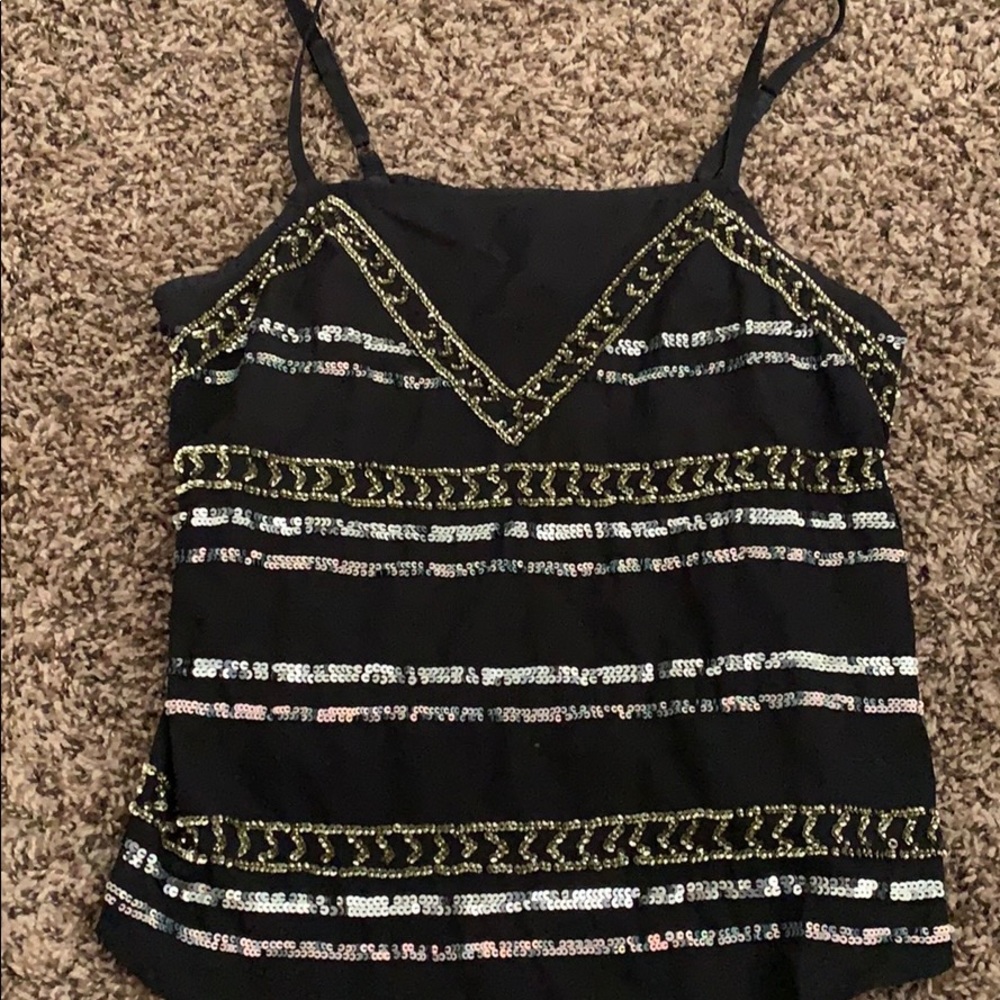 black tank top